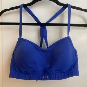 Victoria’s Secret VSX Made Sexy Blue Sports Bra Medium